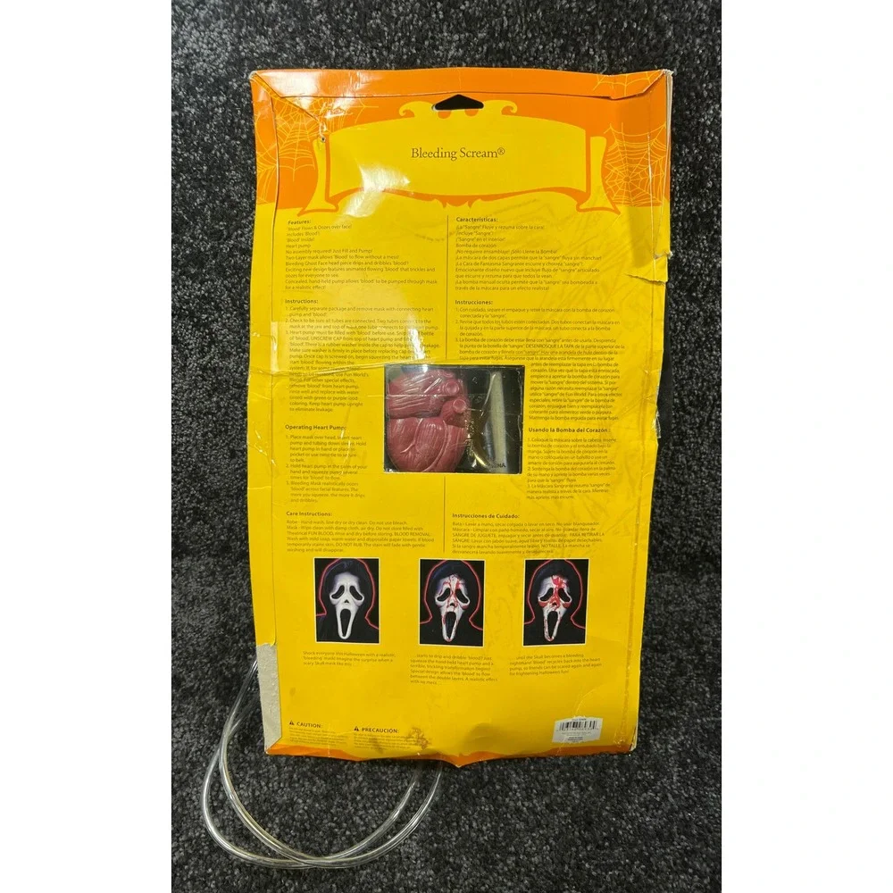 Bleeding‎ Scream Mask Original 1997 Miramax Films Fun World New in Package